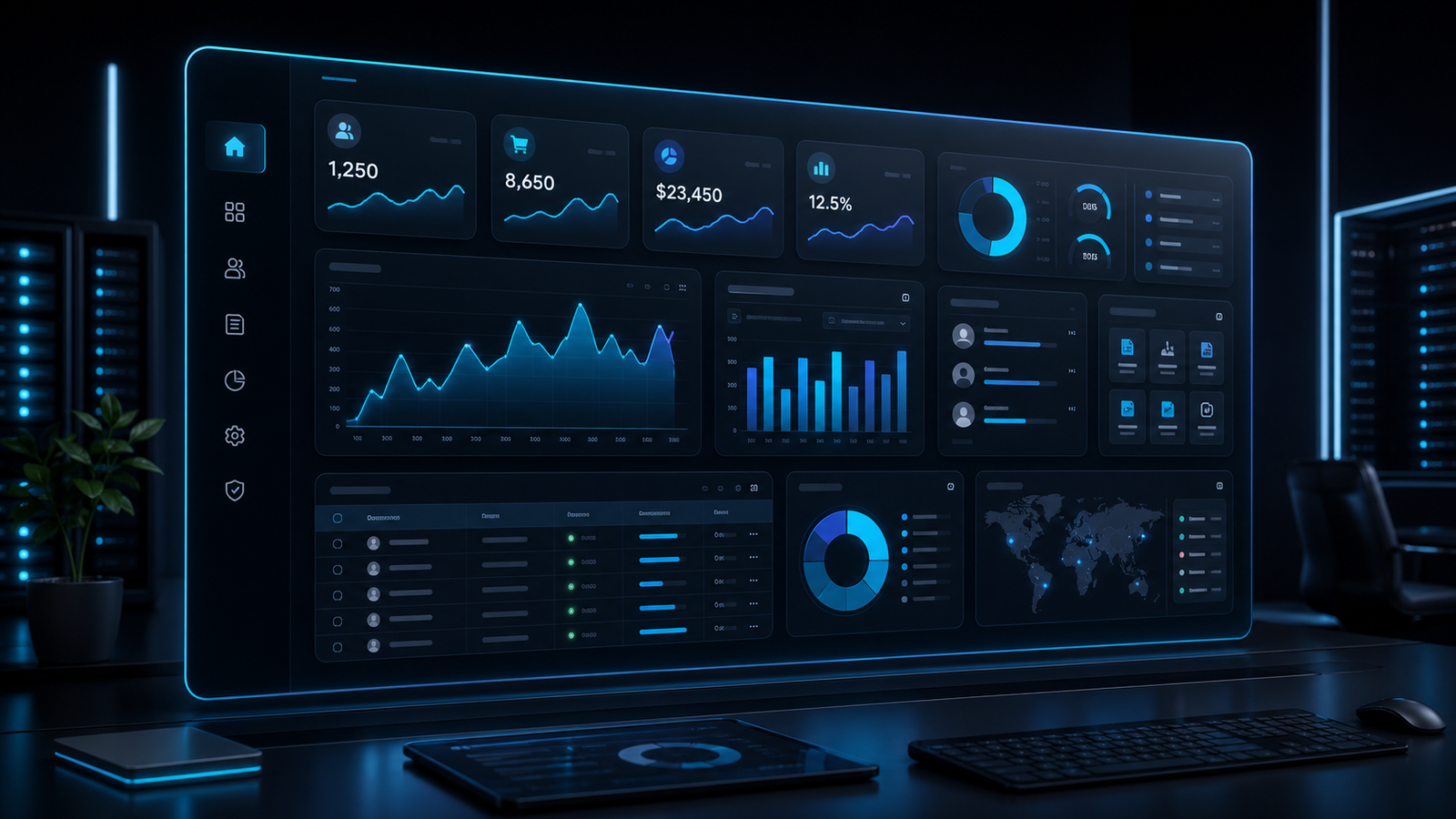 Admin dashboards